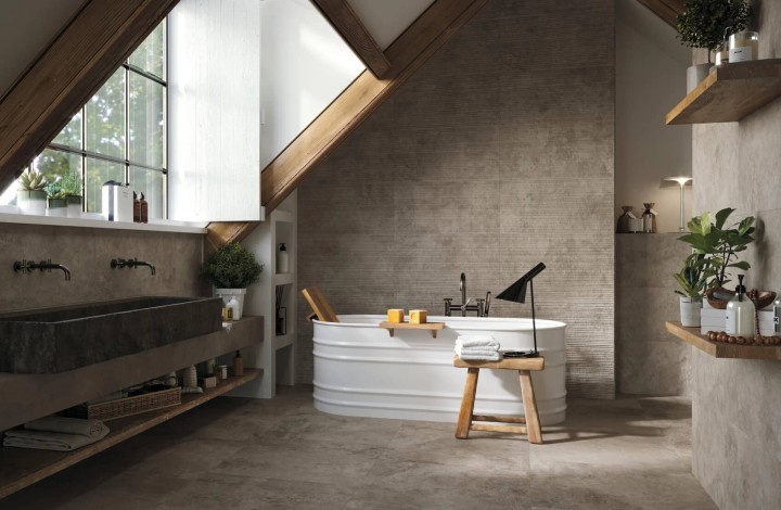 Фото коллекции Структурированный Atlas Concorde Aix Beige 37,5x75 Grip