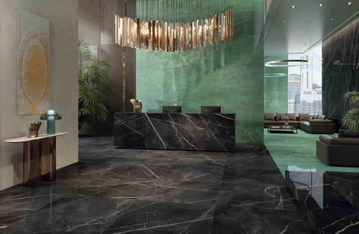 Фото коллекции Лаппатированный Atlas Concorde Marvel Gala Exotic Green 60x120