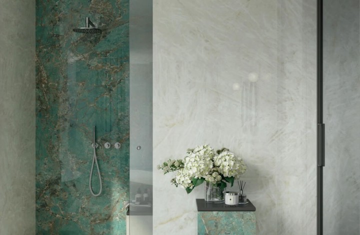 Фото коллекции Лаппатированный Atlas Concorde Marvel Gala Exotic Green 60x120