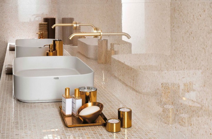 Фото коллекции Лаппатированный Atlas Concorde Marvel Gems Terrazzo Black Lapp 30x60