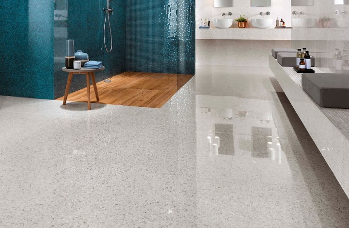 Фото коллекции Лаппатированный Atlas Concorde Marvel Gems Terrazzo Black Lapp 30x60