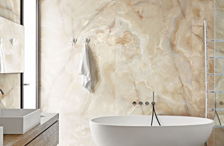 Фото коллекции Напольная Onyx More Casa Dolce Casa White Onyx Sat 120x240