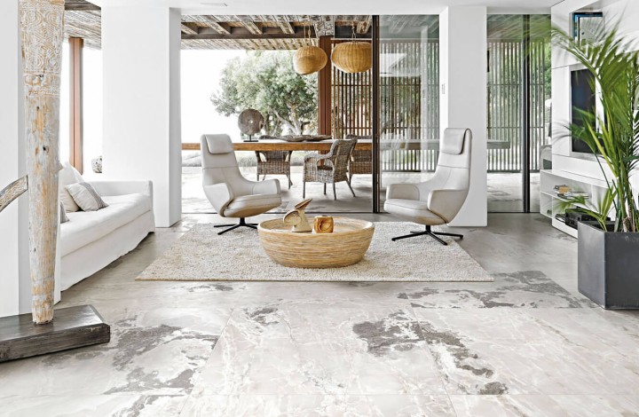 Фото коллекции Напольная Onyx More Casa Dolce Casa White Onyx Sat 120x240