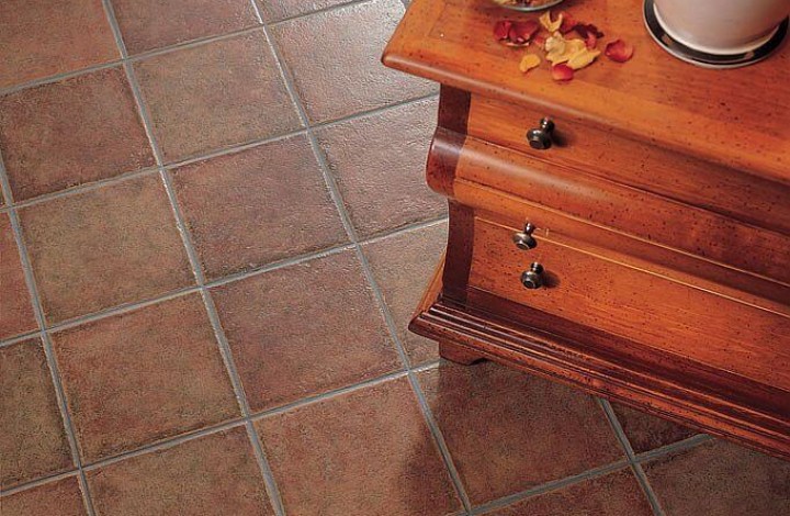 Напольная Vives Gobi Natural 20x20 в интерьере