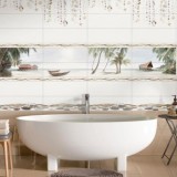 Панно Alma Ceramica Плитка PWA11ALD2 Ailand 40х60 в интерьере