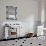 Настенная Amadis Boston Hibiscus 5x25 в интерьере