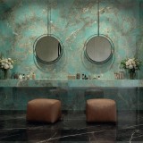 Лаппатированный Atlas Concorde Marvel Gala Amazzonite 60x120 в интерьере
