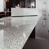 Лаппатированный Atlas Concorde Marvel Gems Terrazzo Black Lapp 60x60 в интерьере