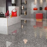 Настенная Atlas Concorde Marvel Gems Terrazzo Grey 40x80 в интерьере