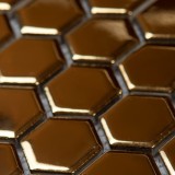 Керамическая Imagine Mosaic Керамика Мозаика KHG23-Gold (23*26) 260х300*6 в интерьере