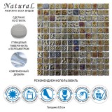 Стеклянная Natural Mosaic Steppa STP-GR016-L 31,7x31,7 в интерьере