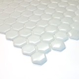 Стеклянная Natural Mosaic Steppa STP-WH001-HEX 30x30 в интерьере