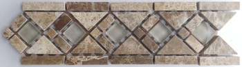 Бордюр из мрамора 75*250 Light Emperador L5