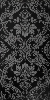 Керамогранит Architecture Damask Black+Silver Naturale 30х60