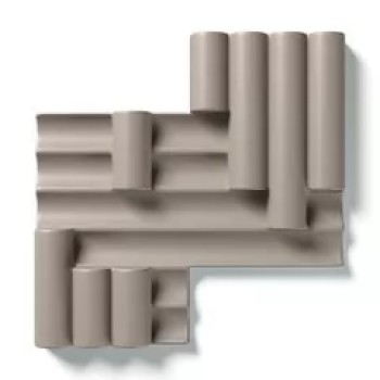 Керамогранит 760356 Rilievi 01 Tortora 50mm 36х35