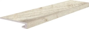 Ступень фронтальная Cerdomus 72840 Baita Gradino Costa Retta Bianco 33х100
