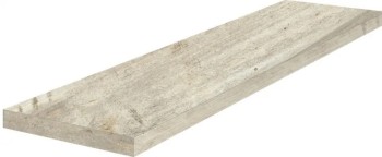 Ступень угловая Cerdomus 72854 Baita Angolo Sx Gradino Costa Retta Bianco 33х100