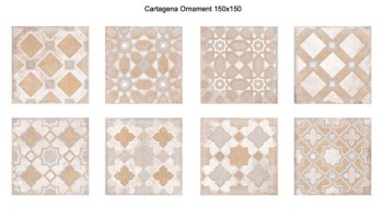 Настенная плитка Cartagena Ornament 15х15
