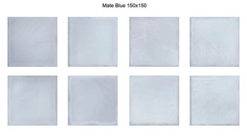 Настенная плитка Mate Blue 15х15