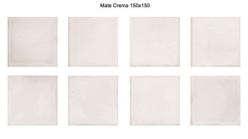 Настенная плитка Mate Crema 15х15