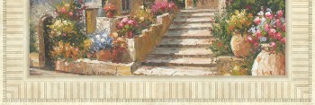 Europa Gea Templo Flower Street из 4-Элем.) низ N/O/P/Q 50x150