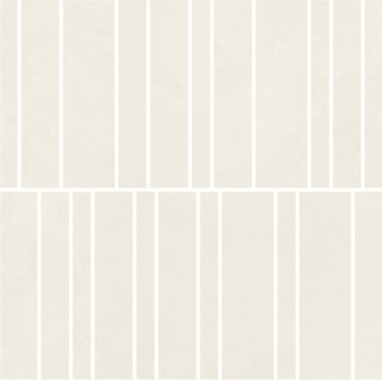 Impronta Italgraniti Nuances Bianco Mosaico Listelli Strideup 30х30