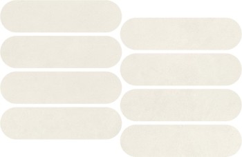 Impronta Italgraniti Nuances Bianco Mosaico Ovale Strideup 19.5х37