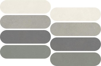 Impronta Italgraniti Nuances Mosaico Ovale Mix Freddo 3 Strideup 19.5х37