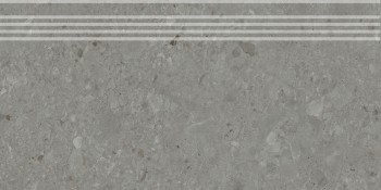 Kerama Marazzi Чеппо ди Гре Ступень серый тёмный матовый обрезной DD606120R\GR 30x60