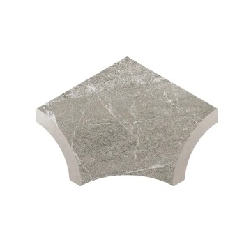 Керамогранит Планка радиальная внутренний угол Marble 431 Arian R9 33х42х50 Керамогранит Планка радиальная внутренний угол Marble 431 Arian R9 33х42х50