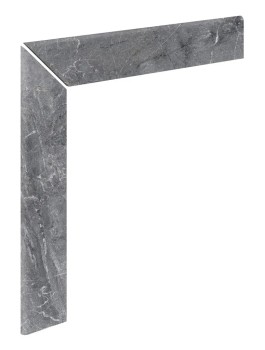 Ступени Плинтус для кантиковой ступени Marble 441 Ceniza R9 596х596х11