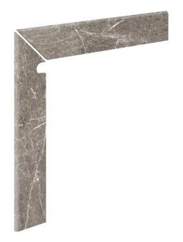 Ступени Плинтус для ступени ML левый Marble 421 Moca R9 596х596х11