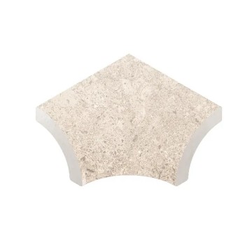 Керамогранит Планка радиальная внутренний угол Stone 541 Sand R9 77х77х110х10 Керамогранит Планка радиальная внутренний угол Stone 541 Sand R9 77х77х110х10