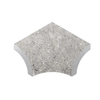 Керамогранит Планка радиальная внутренний угол Stone 551 Pearl R9 77х77х110х10 Керамогранит Планка радиальная внутренний угол Stone 551 Pearl R9 77х77х110х10