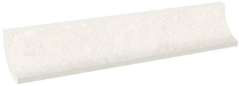 Керамогранит Плинтус радиальный Stone 531 White R9 r30 77х665