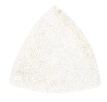 Керамогранит Плинтус радиальный внутренний угол Stone 531 White R9 77х77х10