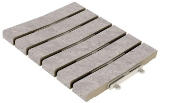 Керамогранит Решетка перелива Stone 558 Pearl R11/C 245х300х30 Керамогранит Решетка перелива Stone 558 Pearl R11/C 245х300х30