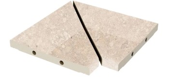 Керамогранит Решетка угол из 2х частей Stone 548 Sand R11/C 300х300х30 Керамогранит Решетка угол из 2х частей Stone 548 Sand R11/C 300х300х30