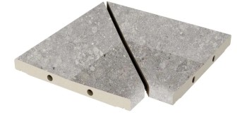 Керамогранит Решетка угол из 2х частей Stone 558 Pearl R11/C 300х300х30 Керамогранит Решетка угол из 2х частей Stone 558 Pearl R11/C 300х300х30