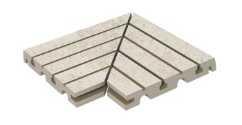 Керамогранит Решетка угол из 2х частей Urban 348 Ivory R11/C 245х330х30 Керамогранит Решетка угол из 2х частей Urban 348 Ivory R11/C 245х330х30