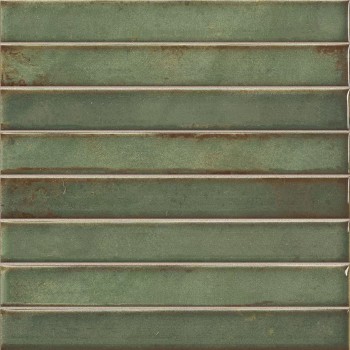 Плитка Brick Raku Emerald 35х35