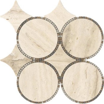 Мозаика 100347807 Tempo Circle Beige 29.9х29.9