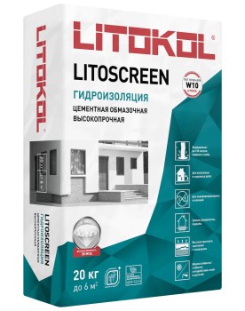LITOSCREEN — цементная гидроизоляция (20 кг)