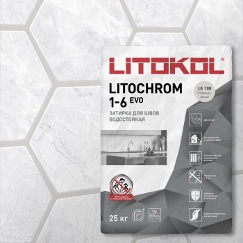 LITOCHROM 1-6 EVO LE.100 пепельно-белый (25 кг)