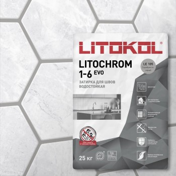 LITOCHROM 1-6 EVO LE.105 серебристо-серый (25 кг)