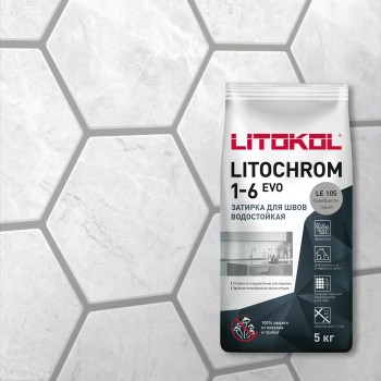 LITOCHROM 1-6 EVO LE.105 серебристо-серый (5 кг)