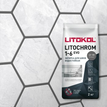 LITOCHROM 1-6 EVO LE.135 антрацит (2 кг)