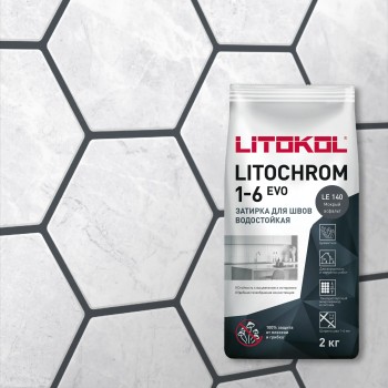 LITOCHROM 1-6 EVO LE.140 мокрый асфальт (2 кг)