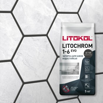LITOCHROM 1-6 EVO LE.145 черный уголь (5 кг)