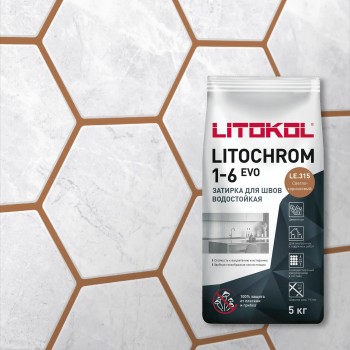 LITOCHROM 1-6 EVO LE.315 светло - коричневый (5 кг)